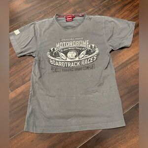 Y2K Indian Motorcycle T-shirt Springfield Stadium Motordrome Boardtrack Races